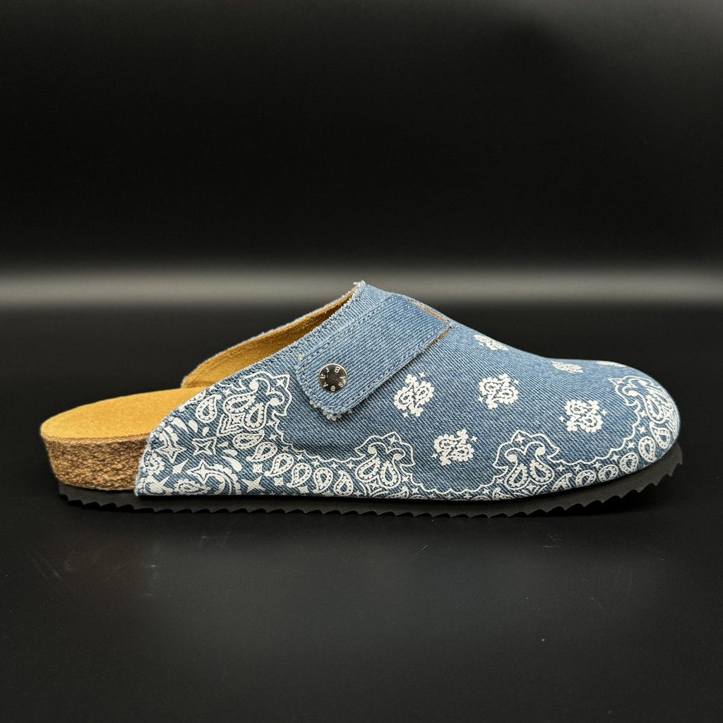 Bravest Studios Denim Paisley Clog