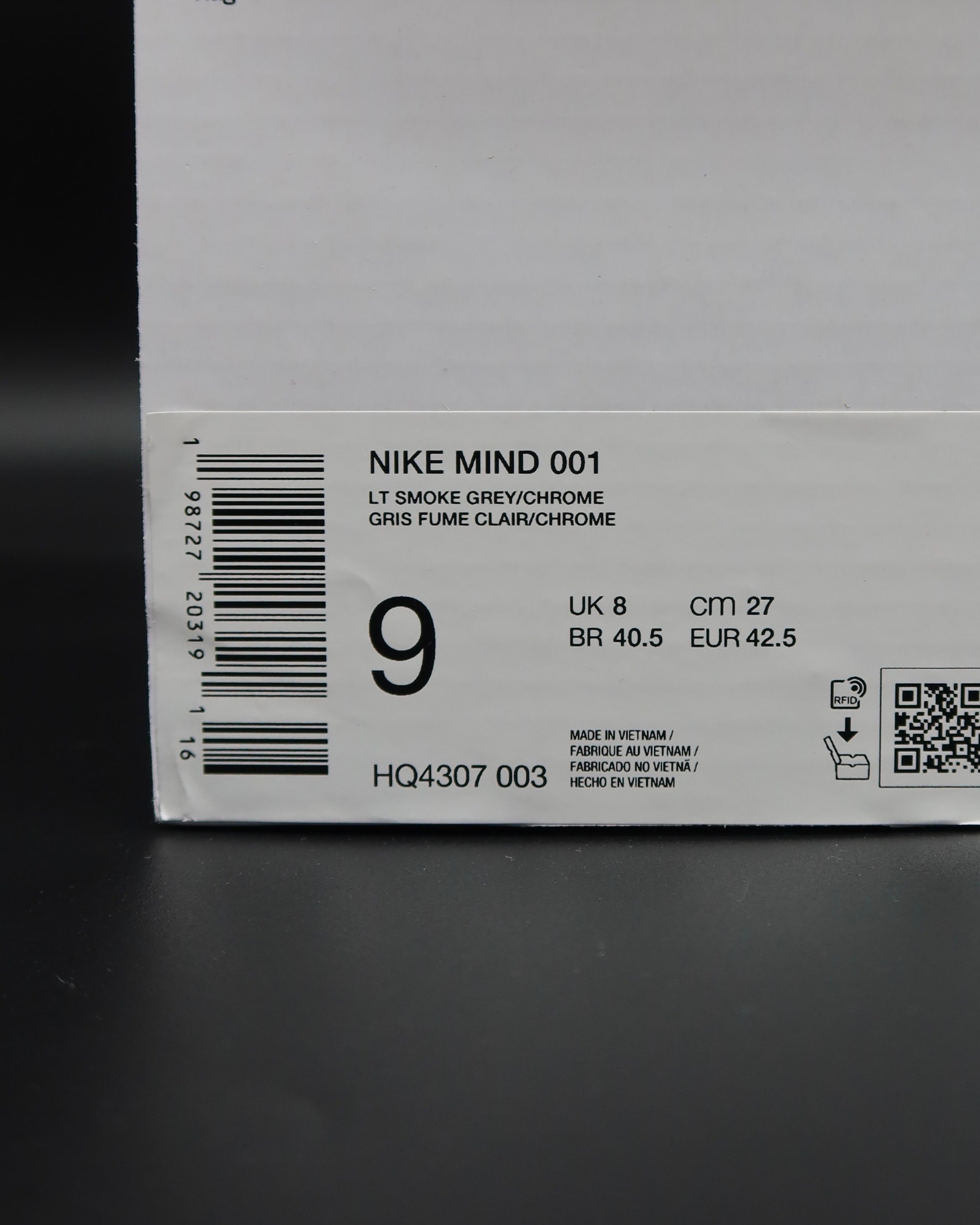 Nike Mind 001 Slide Light Smoke Grey