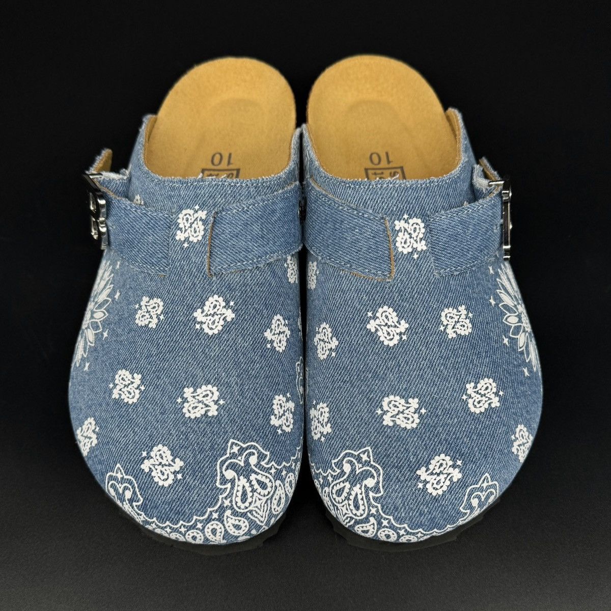 Bravest Studios Denim Paisley Clog