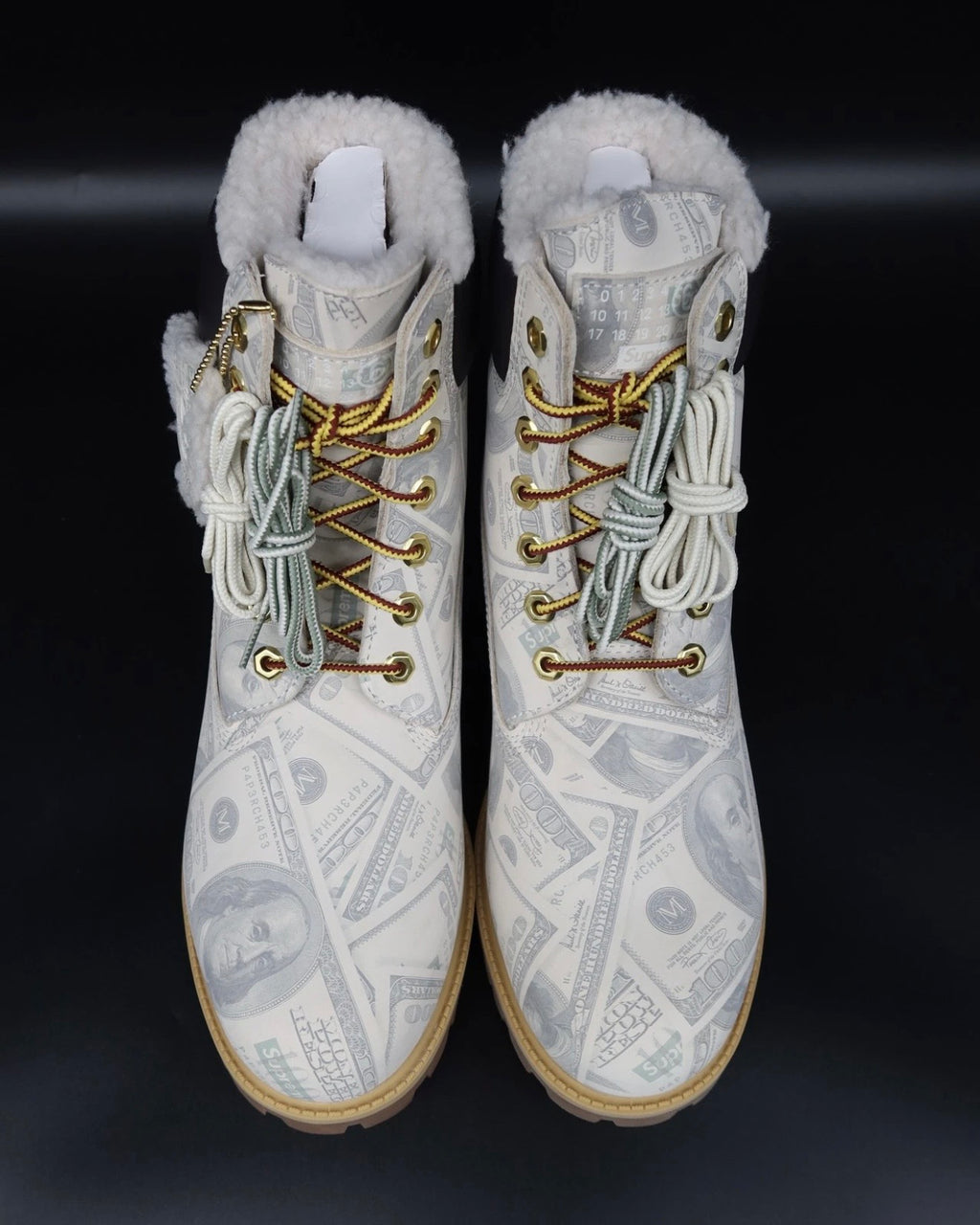 Timberland 6" Premium Waterproof Boot Supreme x MM6 Maison Margiela $100 Bills