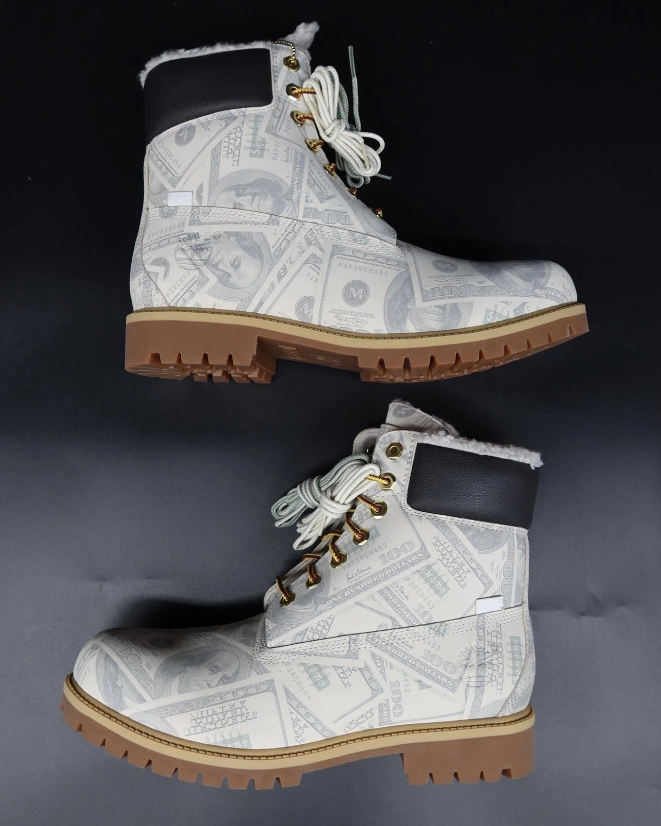 Timberland 6" Premium Waterproof Boot Supreme x MM6 Maison Margiela $100 Bills