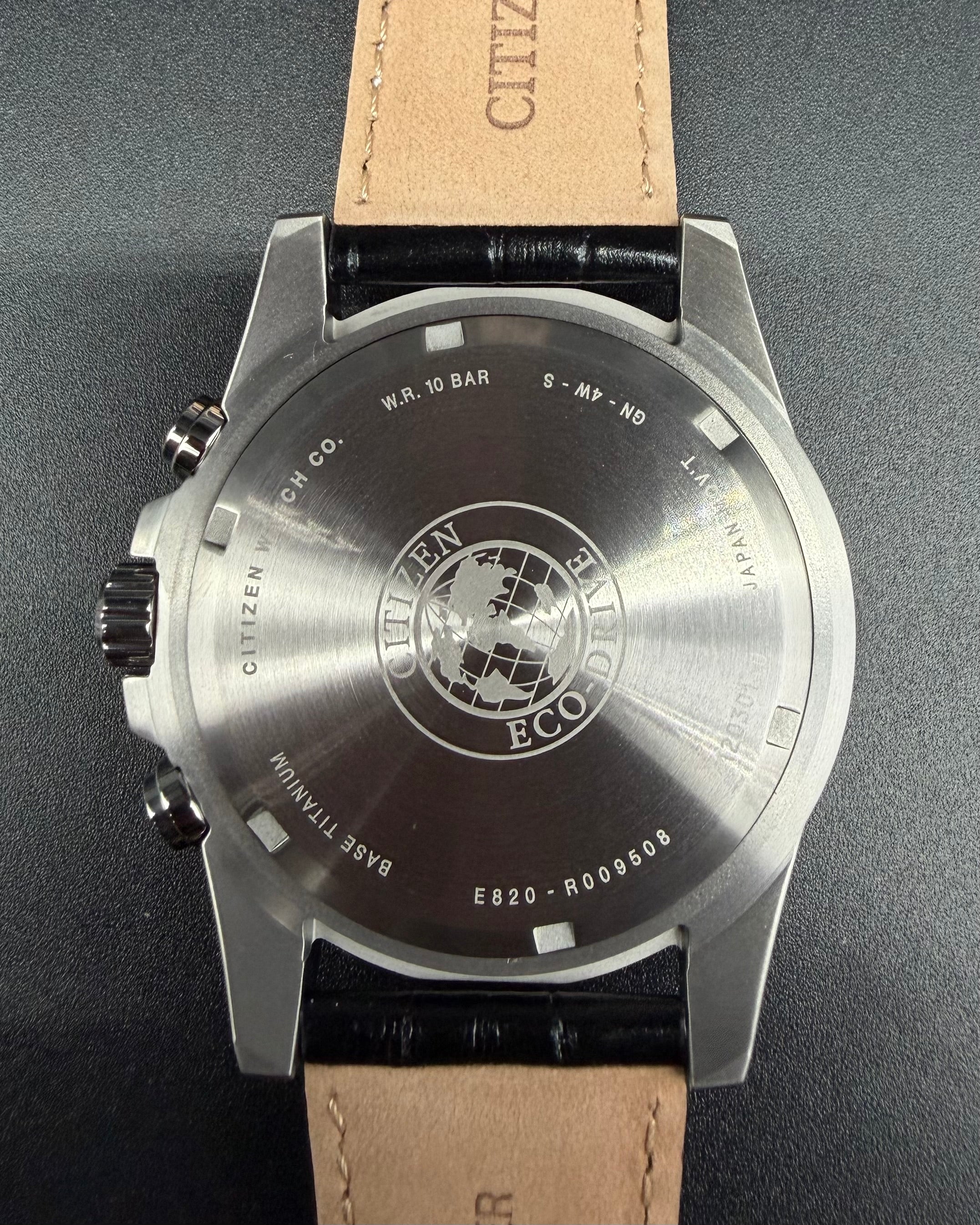 Citizen BL5558-15H Eco-Drive Brycen Super Titanium Men's Chronograph Watch