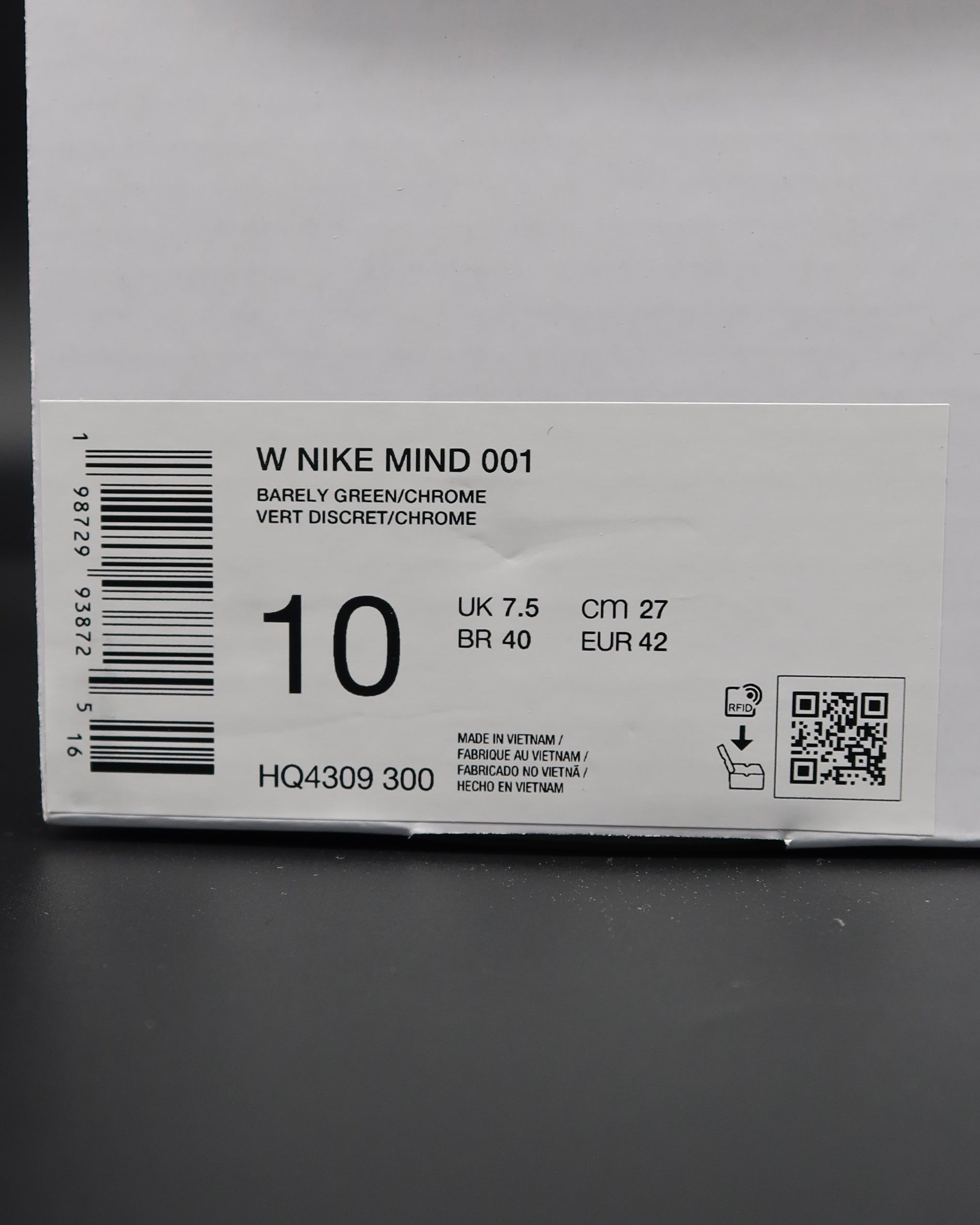 Nike Mind 001 Barely Green (Women's)