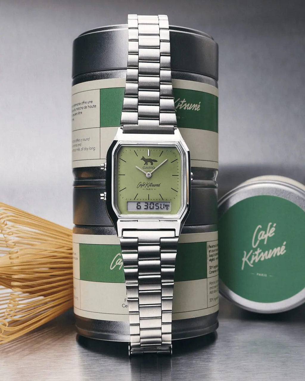Casio x Café Kitsuné AQ-230ECK-3A